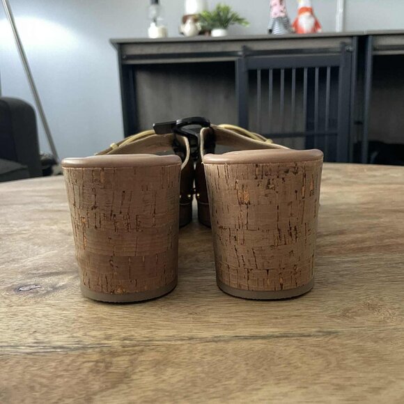 NEW 10 Women's Cork Platform Sandals - Picture 7 of 7